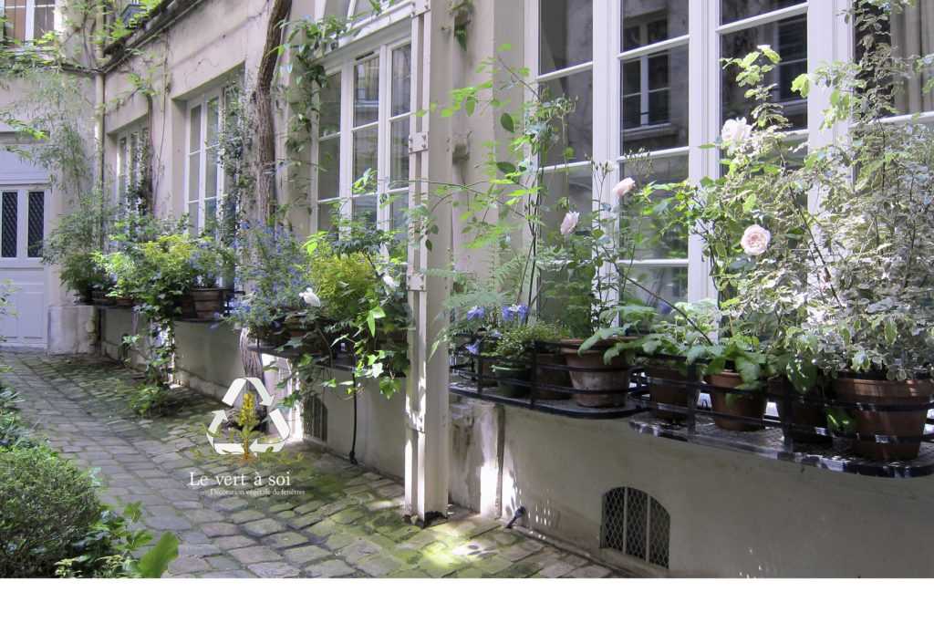 Jardinière Fenêtre Paris. Le Vert à Soi